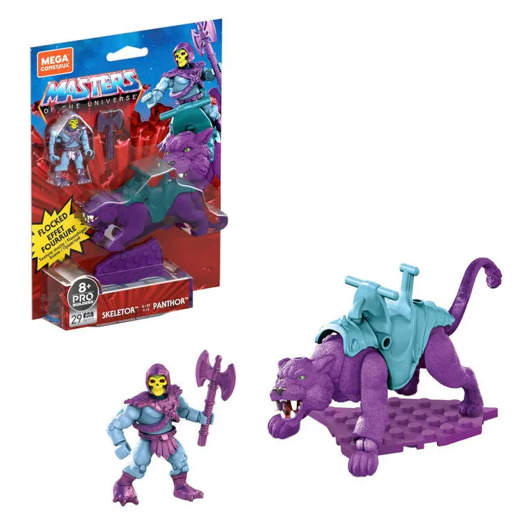 Mega Construx - Masters Of The Universe - Skeletor & Flocked Panthor Building Toy (Gvy17) Last One! 1