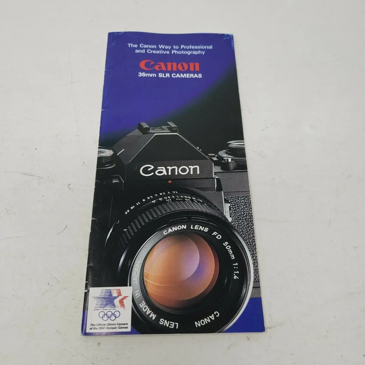 Canon Slr Cameras Color Catalogs Pamphlets Vintage Advertising Ephemera 35Mm 1