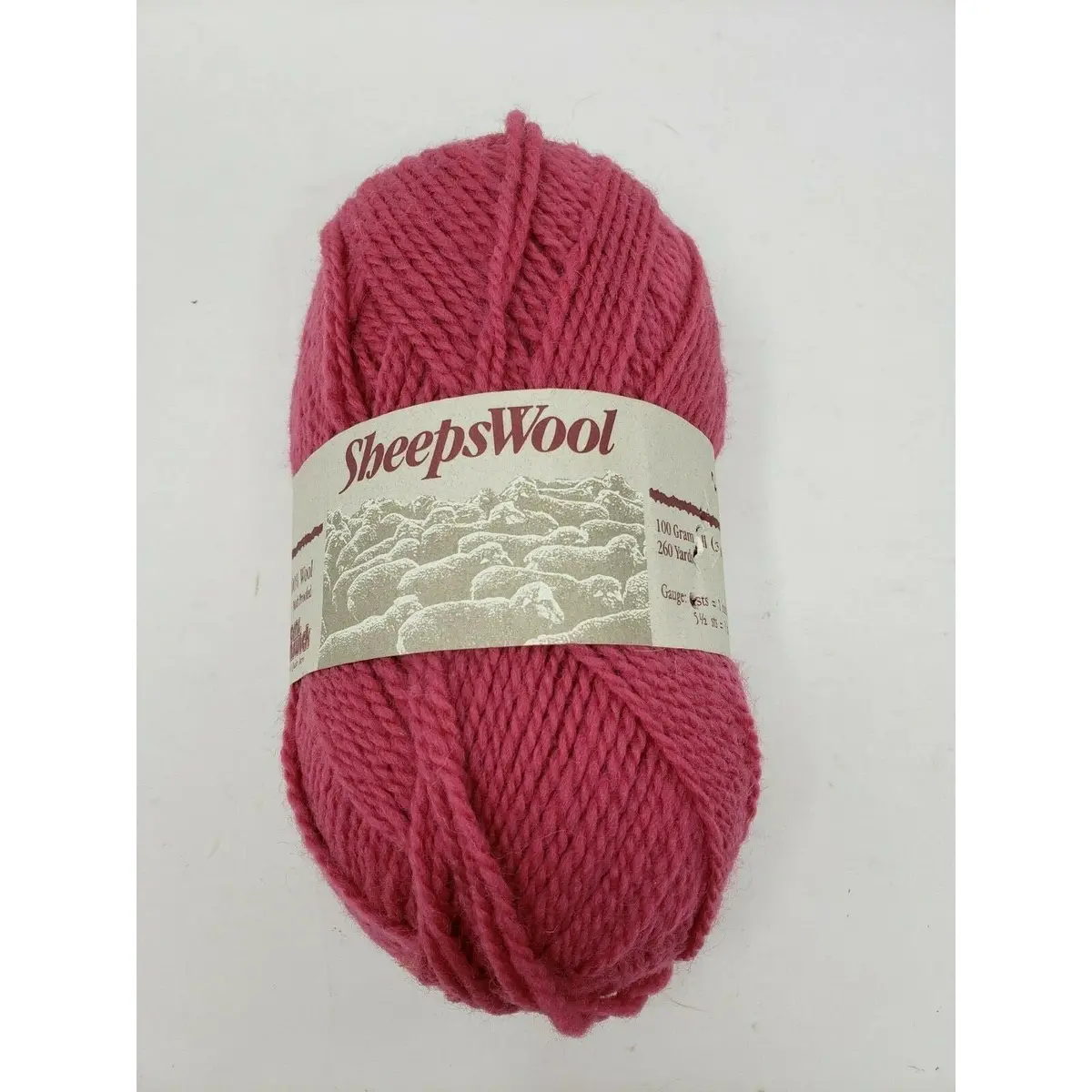 Sheepswool Wool Yarns Brunswick Winterberry 3.5 Ounces 260 Yards 1 Skein 31872 1