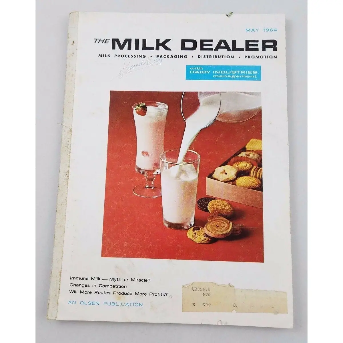 May 1964 The Milk Dealer Magazine Advertisements Color Photos Memorabilia Dairy 1