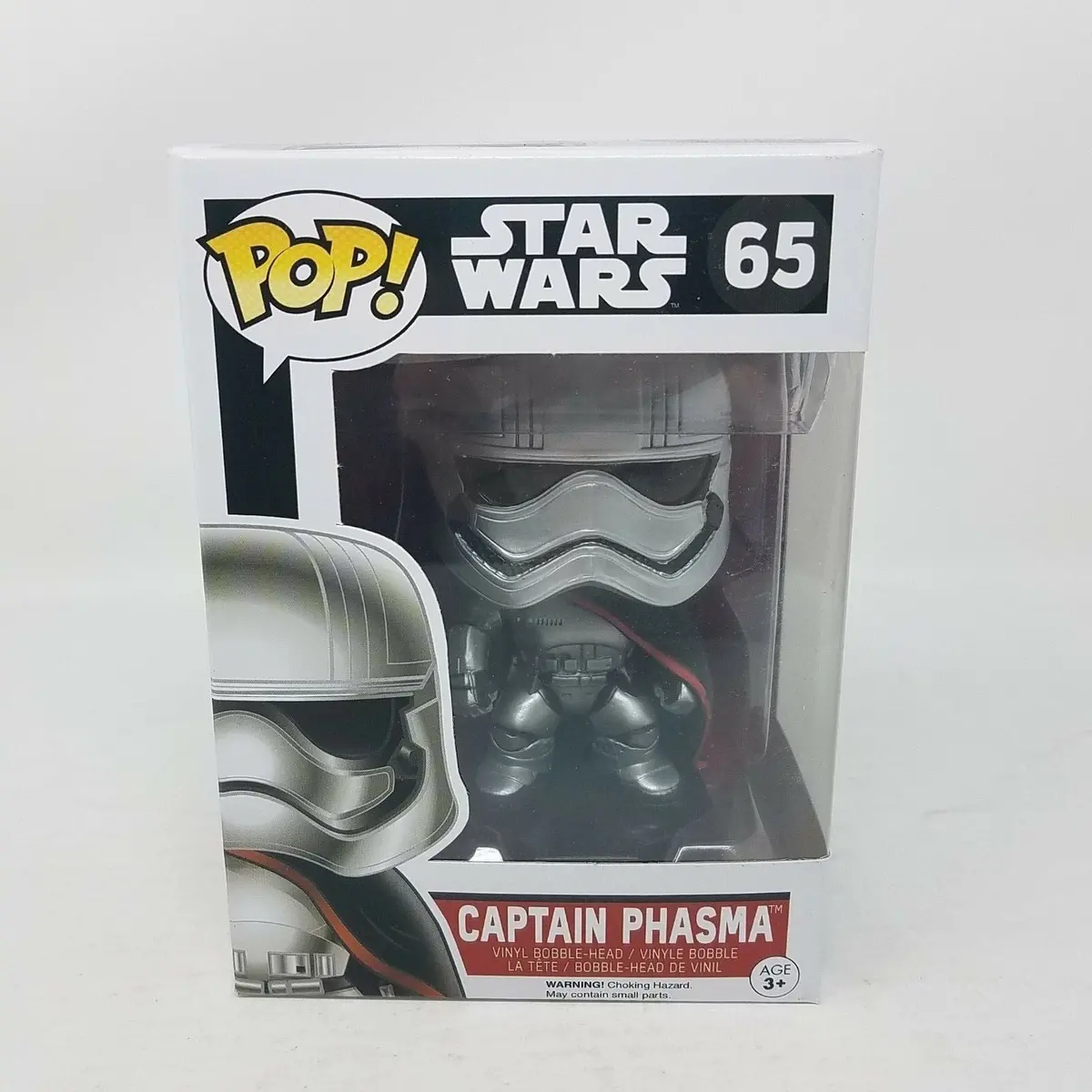 Funko Pop! Disney Star Wars Captain Phasma 65 Vinyl Figure White Storm Trooper 1