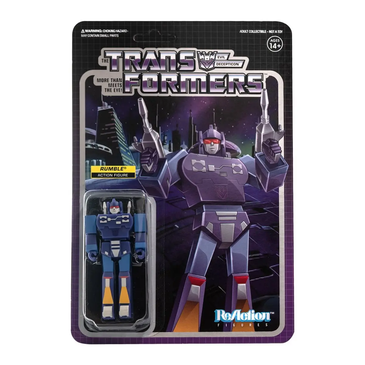 Super7 Reaction Figures - Transformers - Rumble Action Figure (80680) Low Stock 1