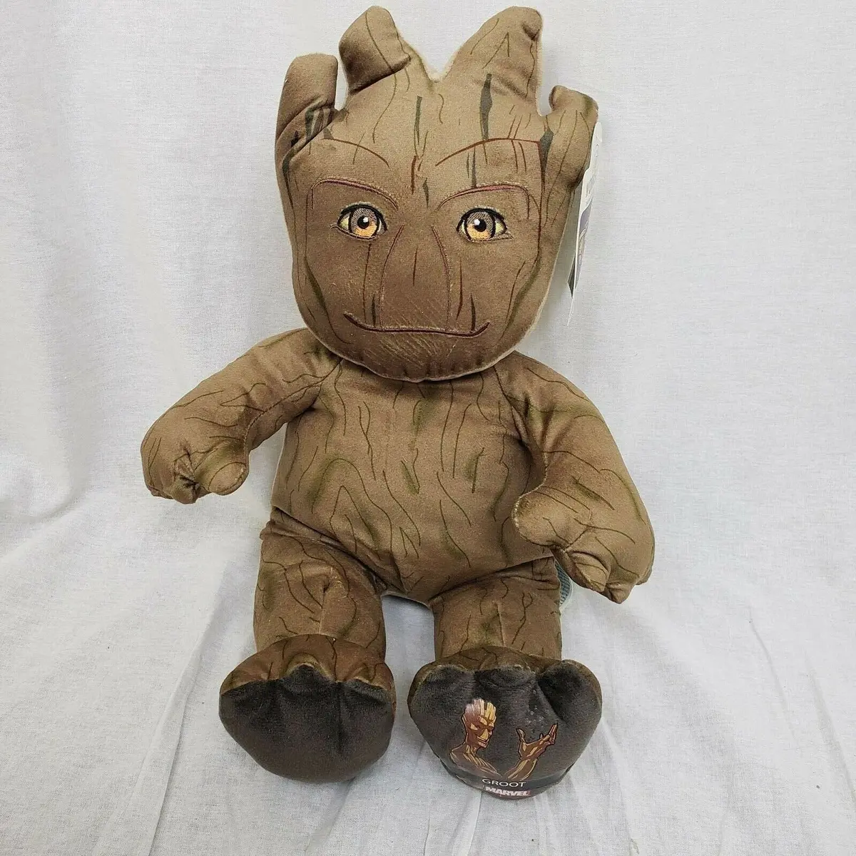 Nwt Build A Bear Marvel Guardians Of The Galaxy Groot Stuffed Plush Babw Bab 1