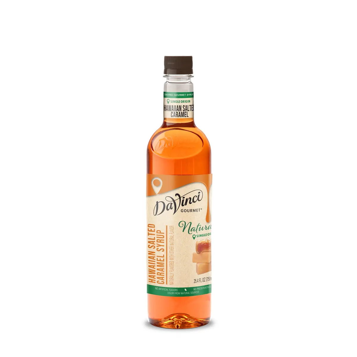 Naturals Hawaiian Salted Caramel Syrup - 4 X 750 Ml Plastic 1