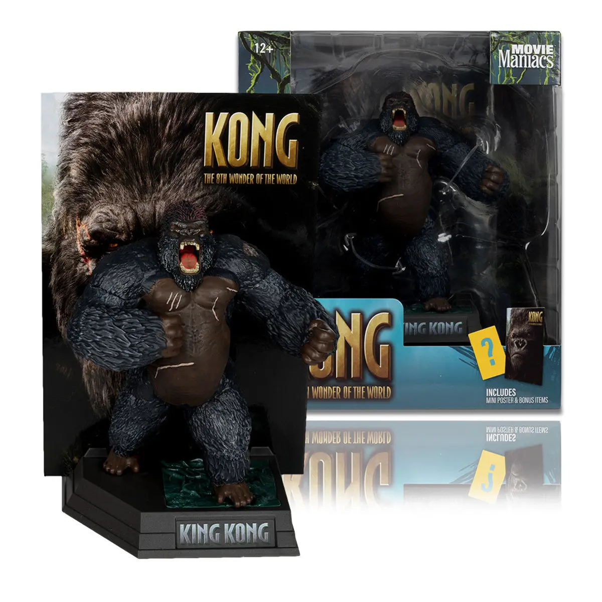 Mcfarlane Movie Maniacs - Kong: 8Th Wonder Of The World - King Kong (2005) 6-Inch Posed Figure 14077 1