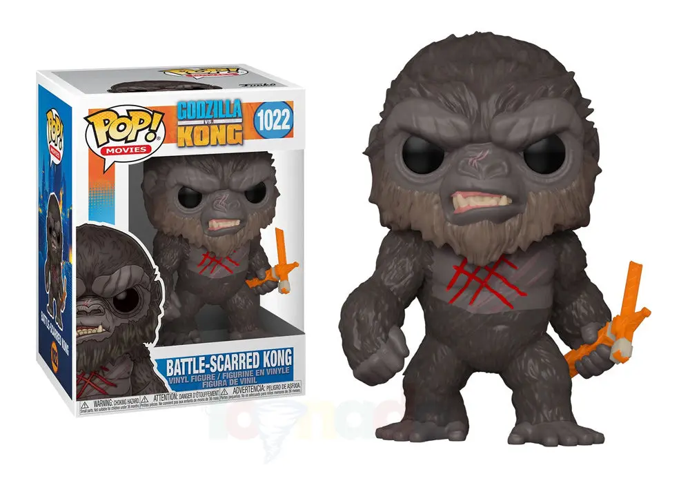 Funko Pop! Movies #1022 - Godzilla Vs. Kong - Battle-Scarred Kong Vinyl Figure (50954) Last One! 1