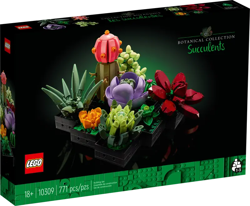 Lego Icons - Botanical Collection - Succulents (10309) Building Set Low Stock 1