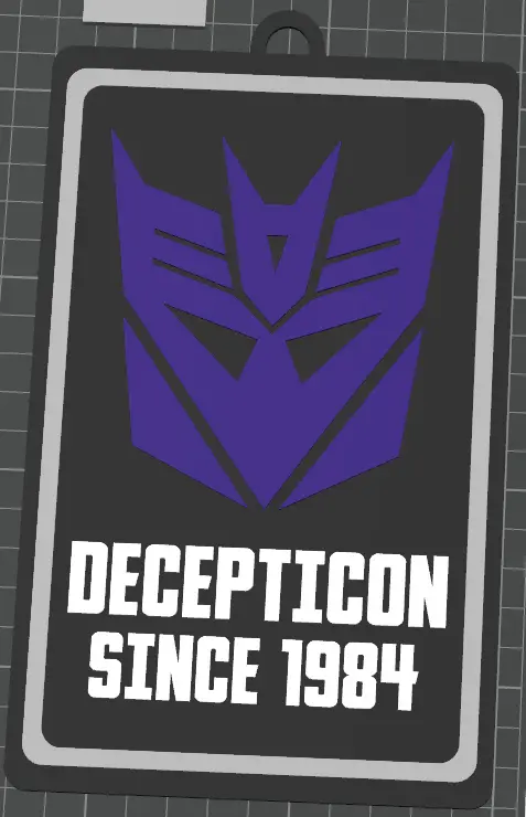 Signs Of The Times - Transformers - Decepticon Since 1984 (Message With Logo) 9 X 5.3-Inch Sign 1