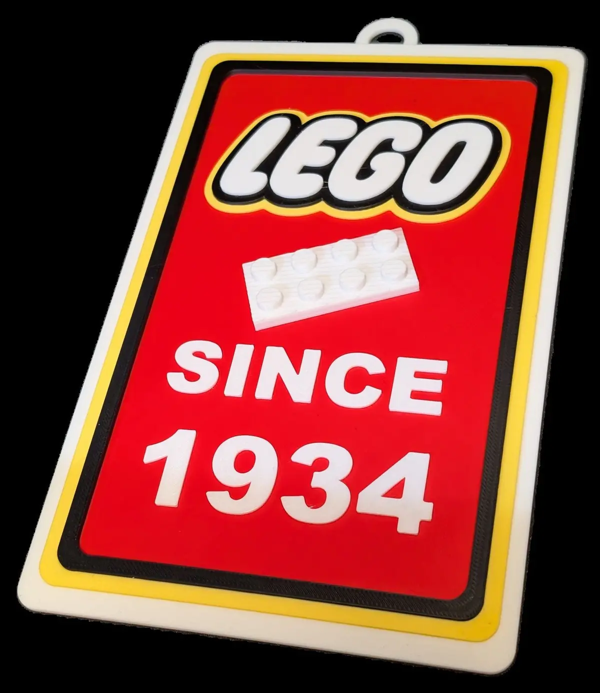 Signs Of The Times - Lego Since 1934 (3D Embossed Letters And Brick) - 9 X 5.3-Inch Sign (10516) 1