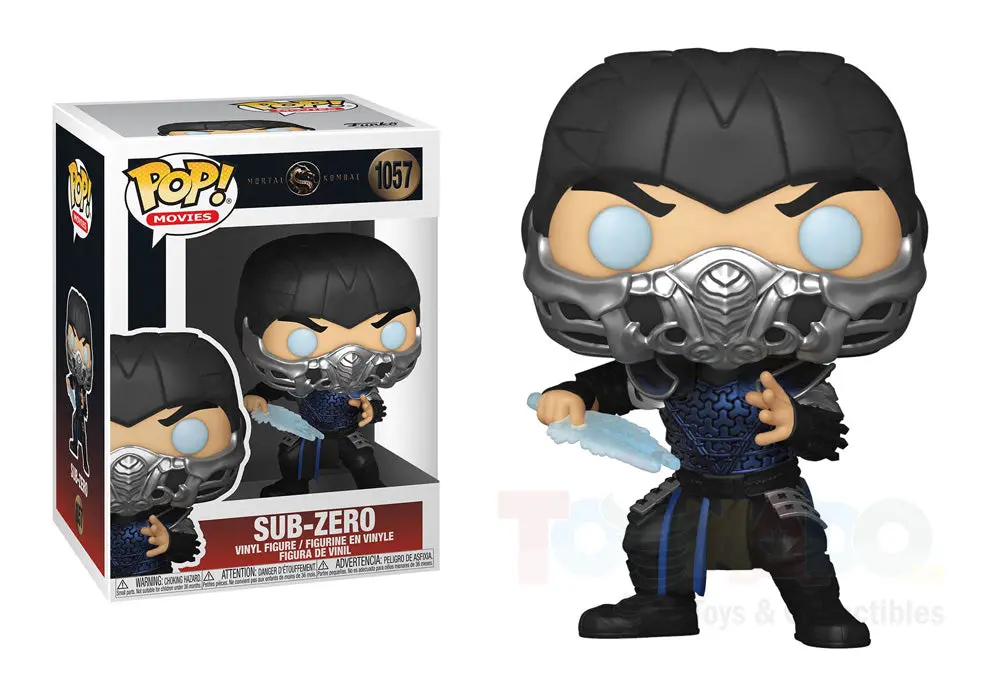 Funko Pop! Movies #1057 - Mortal Kombat - Sub-Zero (Metallic) Vinyl Figure (53855) 1
