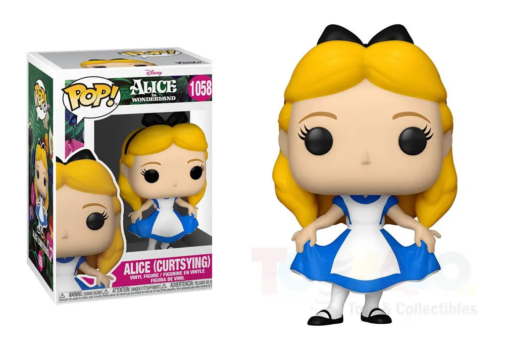 Funko Pop! Disney - Alice In Wonderland - #1058 - Alice (Curtsying) Vinyl Figure (55734) Low Stock 1