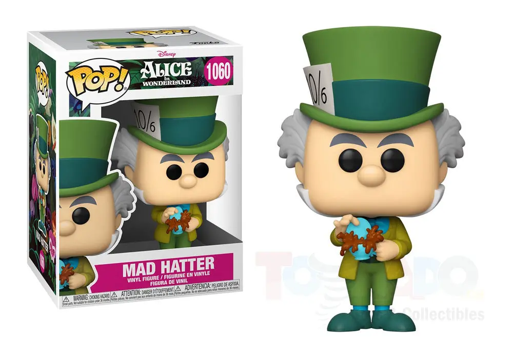 Funko Pop! Disney #1060 - Alice In Wonderland - Mad Hatter Vinyl Figure (55736) Low Stock 1
