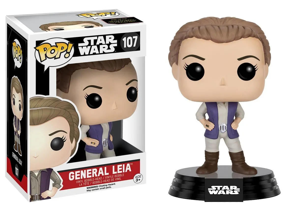 Funko Pop! Star Wars #107 - General Leia Vinyl Bobble-Head Figure 1