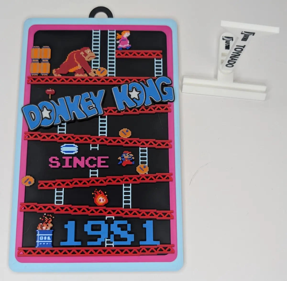 Signs Of The Times - Retro Video Game Poster Recreation - Donkey Kong Since 1981 - 9 X 5.3-Inch Sign 1