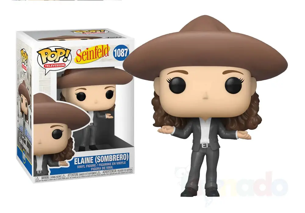 Funko Pop! Television #1087 - Seinfeld - Elaine (Sombrero) Vinyl Figure Low Stock 1