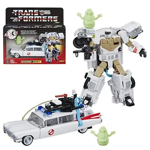 Transformers Collaborative Mashup - Ghostbusters Ecto-1 - Ectotron (E6017) Action Figure Last One! 1