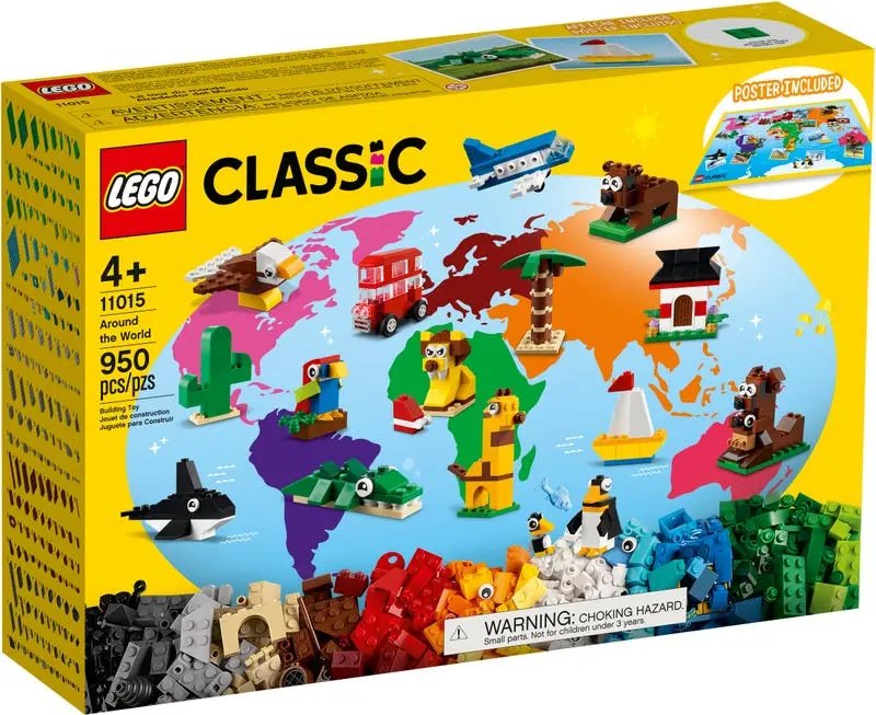 Lego Classic - Around The World 950Pcs (11015) Building Set Last One! 1