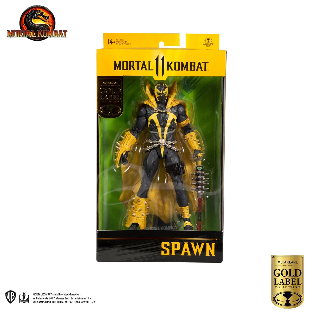 Mcfarlane Toys - Mortal Kombat 11 - Gold Label Spawn (Curse Of Apocalypse) Action Figure Low Stock 1