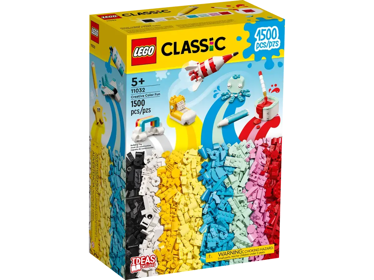 Lego Classic - Creative Color Fun - 1500 Pcs Building Toy (11032) 1