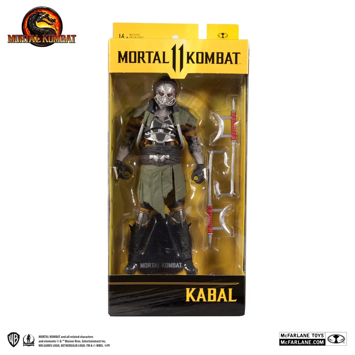 Mcfarlane Toys - Mortal Kombat 11 - Kabal (Hooked Up Skin) Action Figure (11047) Low Stock 1