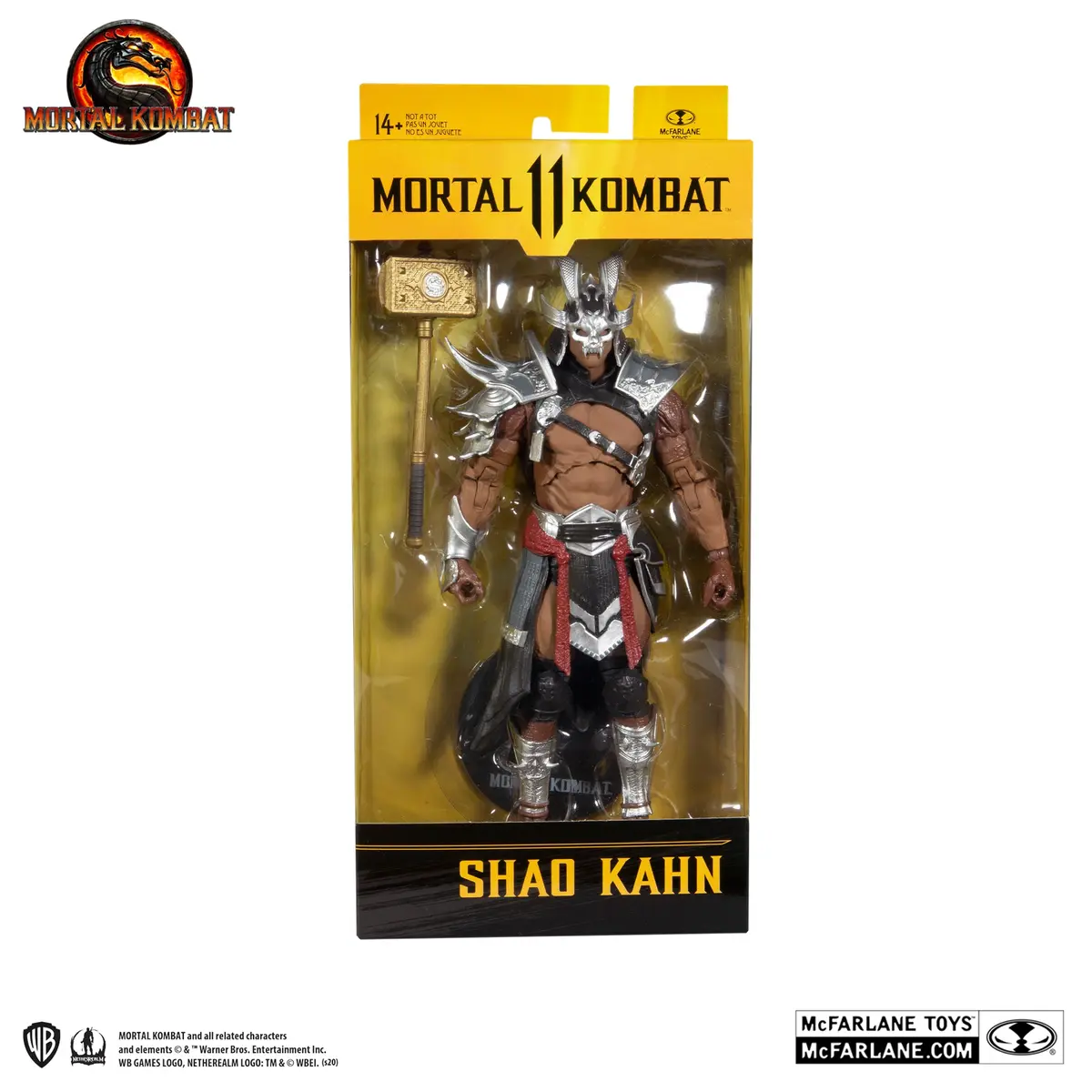 Mcfarlane Toys - Mortal Kombat 11 Video Game - Shao Kahn (Platinum Kahn Skin) Action Figure (11048) Low Stock 1
