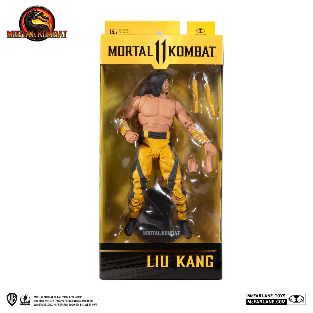 Mcfarlane Toys - Mortal Kombat - Liu Kang (Fighting Abbot) Action Figure (11049) Low Stock 1