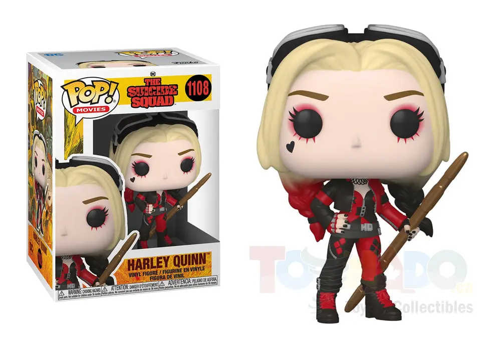 Funko Pop! Movies #1108 - The Suicide Squad - Harley Quinn (Bodysuit) Vinyl Figure (56015) 1