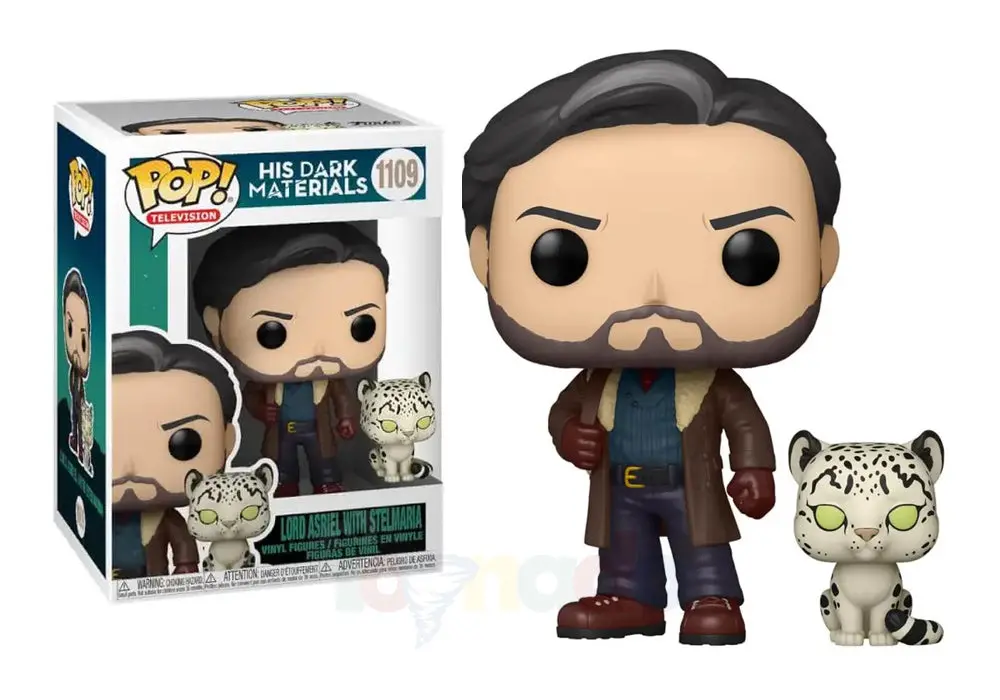 Funko Pop! Television #1109 - His Dark Materials - Lord Asriel With Stelmaria Vinyl Figure 1