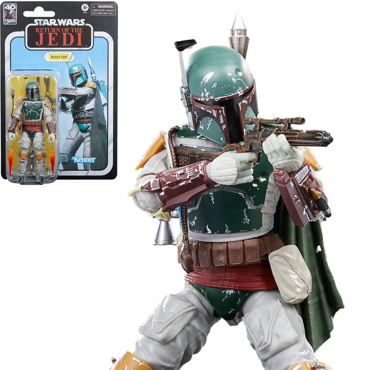 Star Wars Black Series - Return Of The Jedi 40Th Anniversary: Deluxe Boba Fett (F6855) Action Figure Low Stock 1