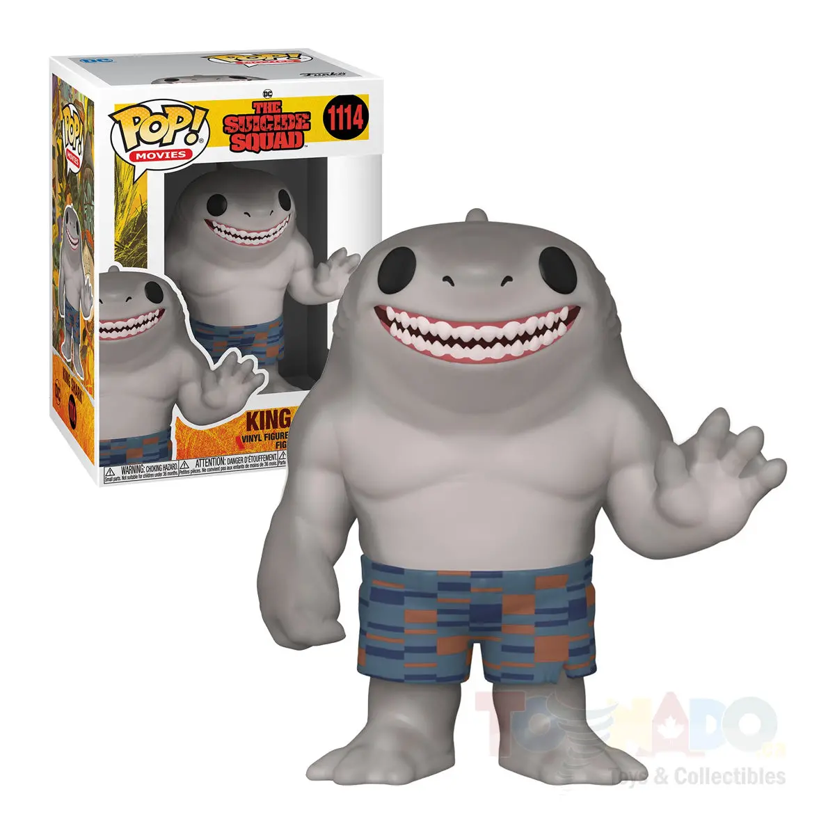 Funko Pop! Movies #1114 - The Suicide Squad - King Shark Vinyl Figure (56019) 1