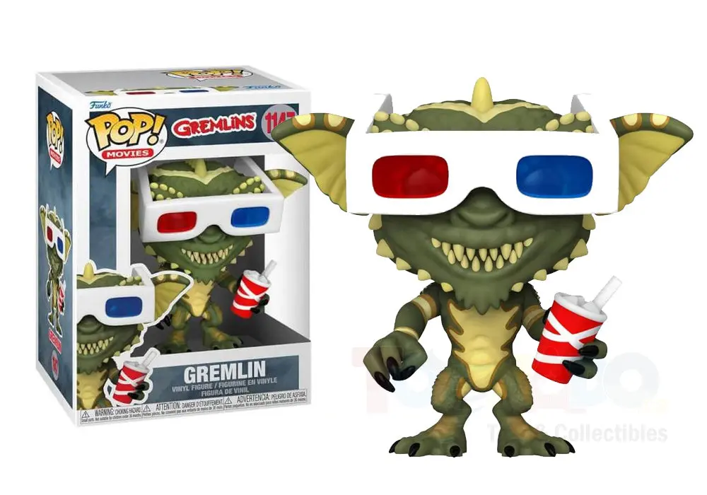 Funko Pop! Movies #1147 - Gremlins - Gremlin (With 3-D Glasses) Vinyl Figure (49831) 1