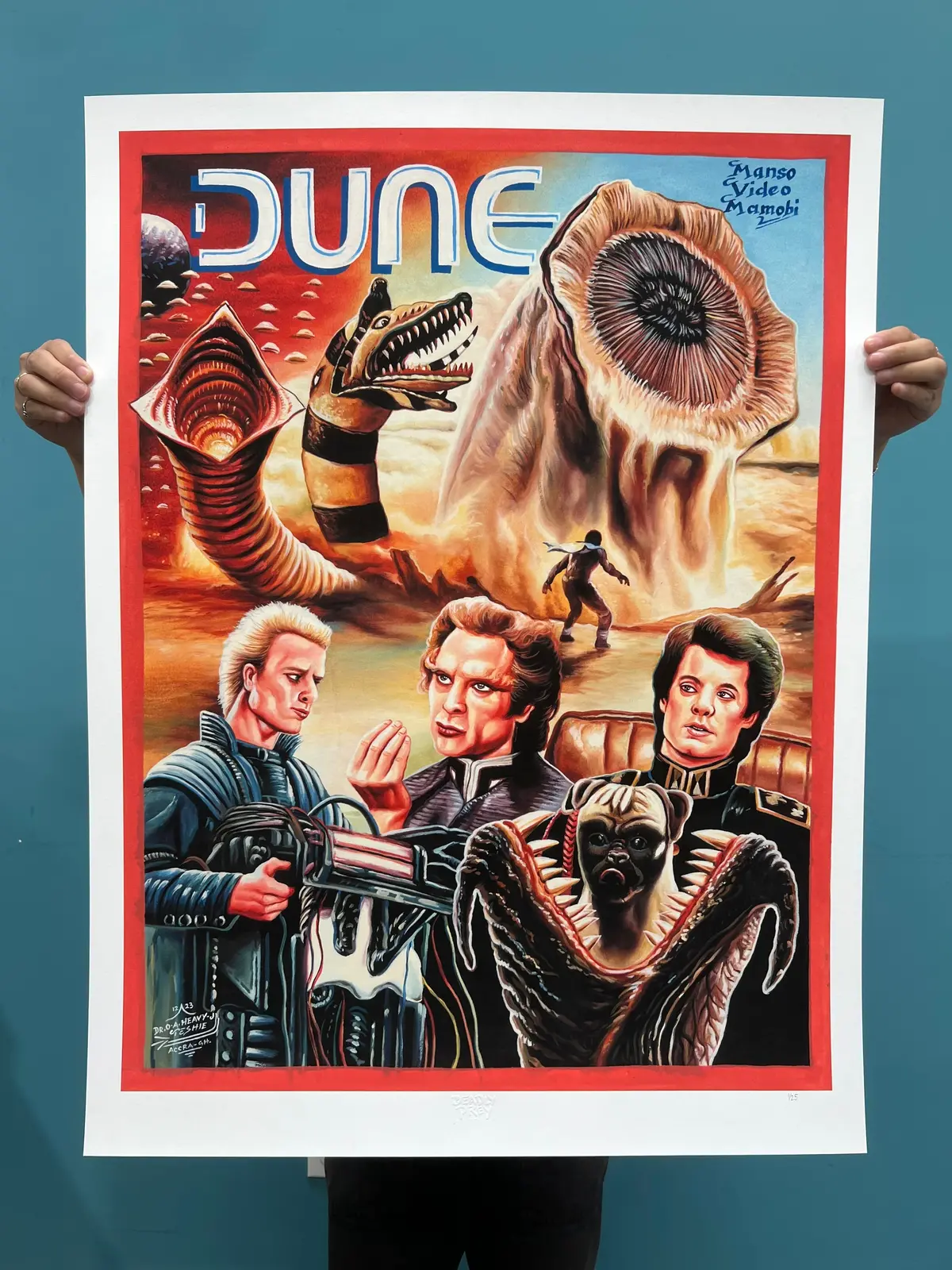 Dune - Limited Edition Archival Giclée Print From Static Medium By Heavy J 1