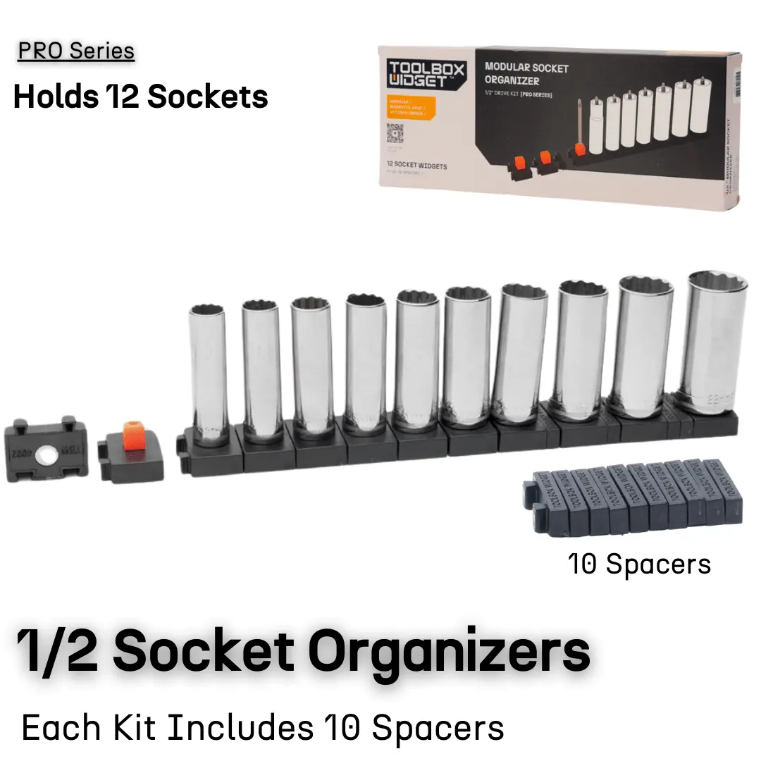 Toolbox Widget 1/2" Socket Organizers 1