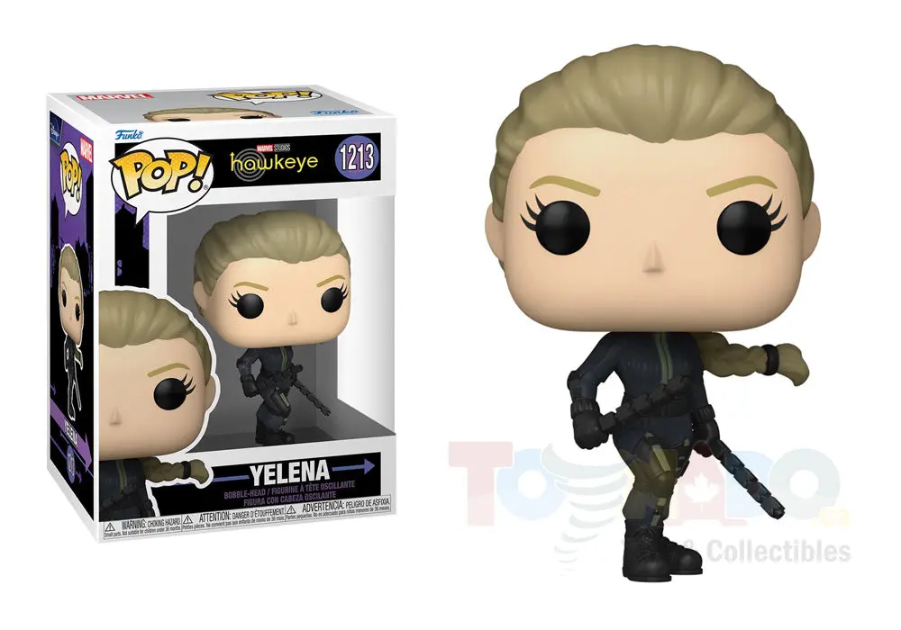 Funko Pop! Marvel #1213 - Hawkeye (Disney+) - Yelena Vinyl Figure (59482) 1