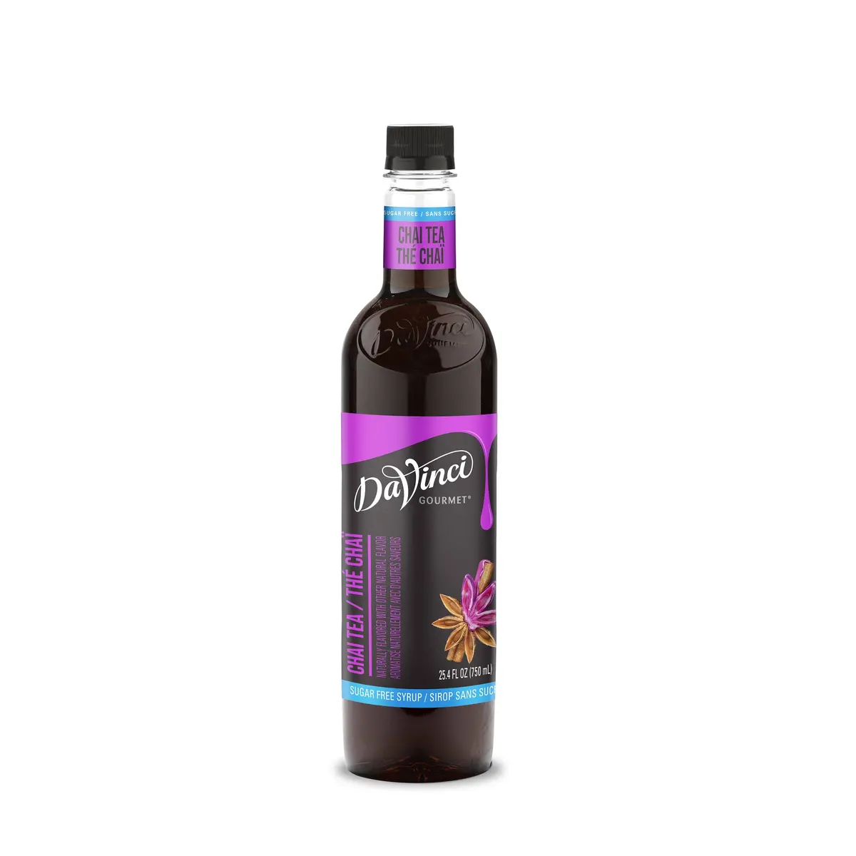 Sugar-Free Chai Tea Concentrate - 4 X 750 Ml Plastic 1
