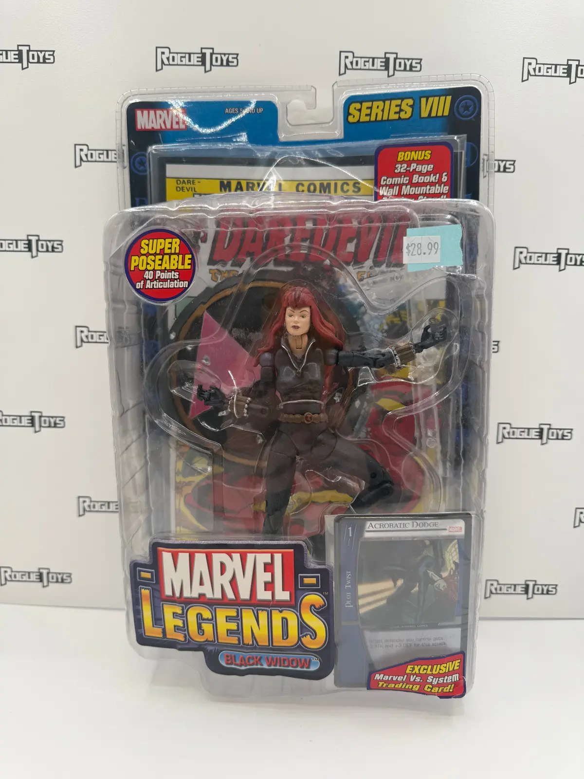 Toybiz Marvel Legends Series Viii Black Widow 1