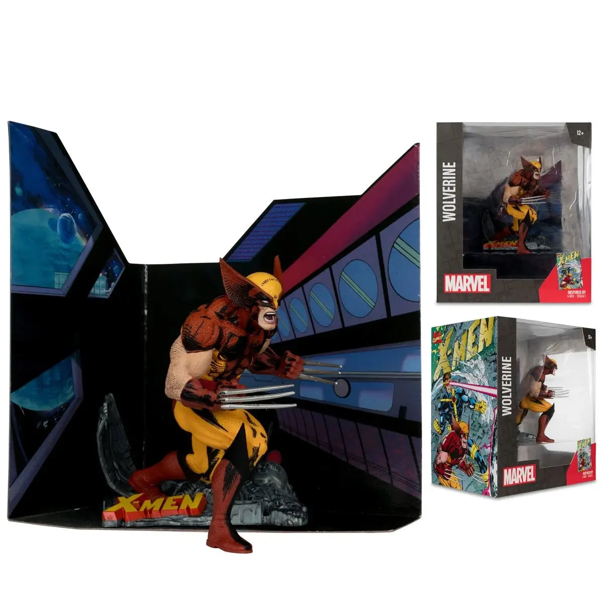 Mcfarlane - Marvel Collection - Wolverine (X-Men #1) Posed Figure With Scene (14769) Last One! 1