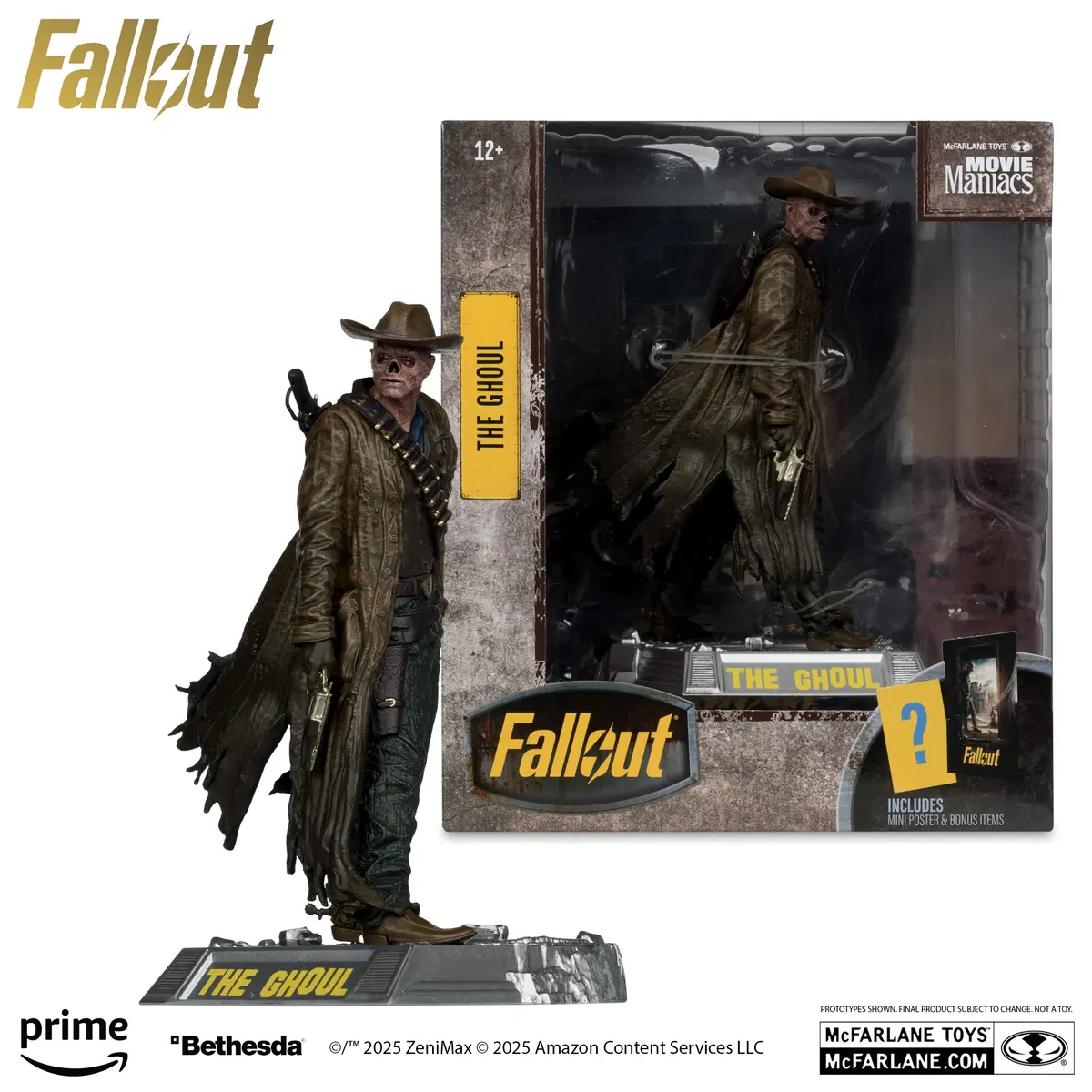 Mcfarlane Toys - Movie Maniacs - Fallout - Season 2 - The Ghoul - 6-Inch Scale Posed Figure (14126) 1
