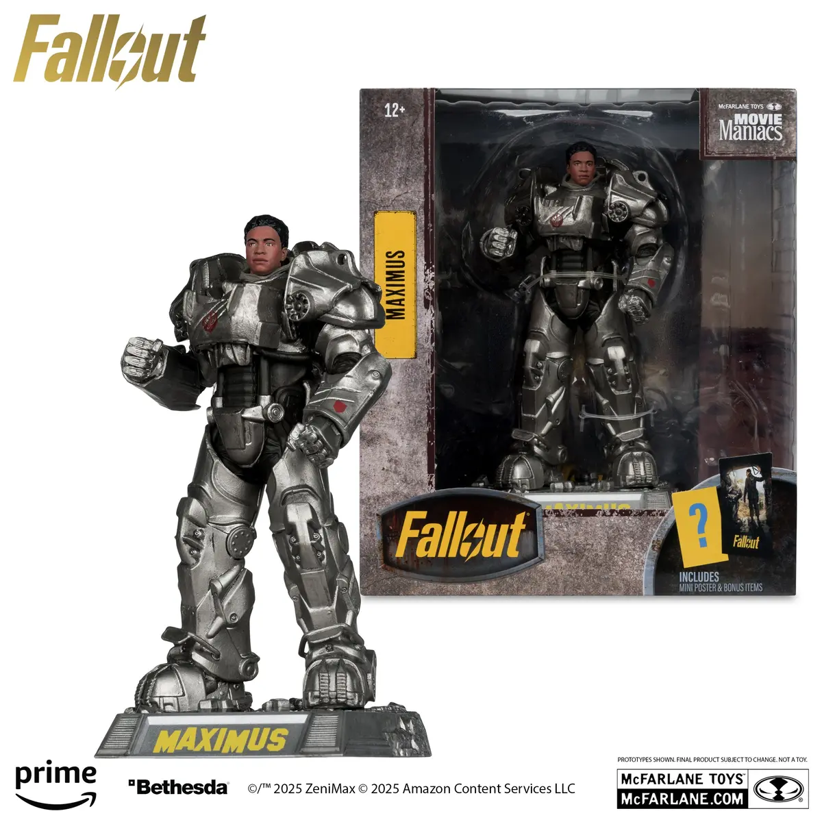 Mcfarlane - Movie Maniacs - Fallout: Season 2 - Maximus In Power Armor - 6-Inch Posed Figure (14127) 1