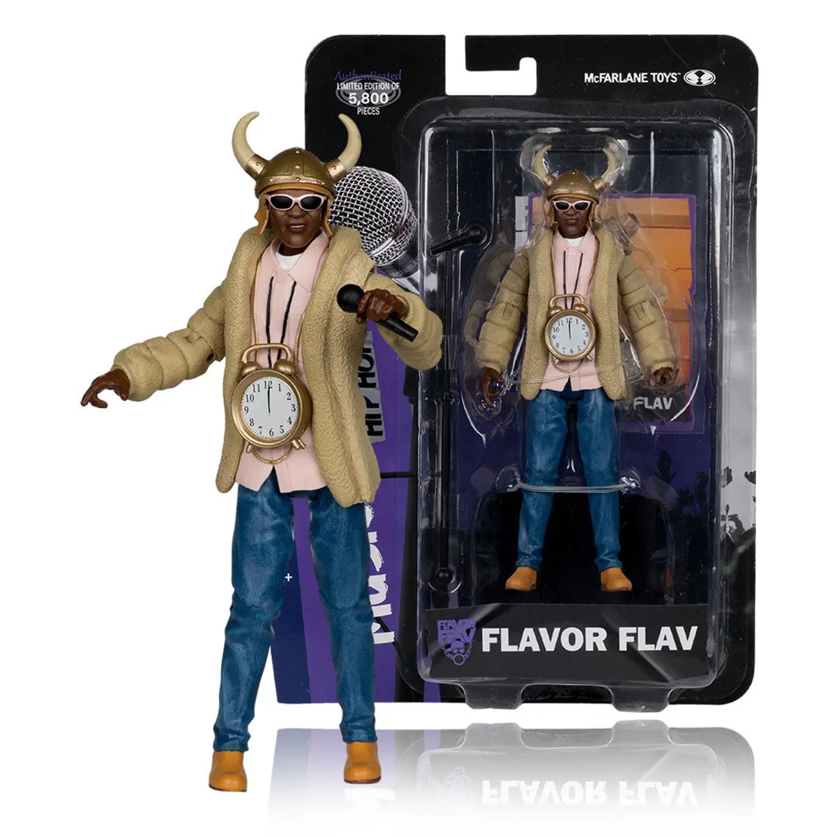 Mcfarlane - Music Maniacs: Hip Hop - Public Enemy: Flavor Flav Limited Edition 6-Inch Figure (14197) 1