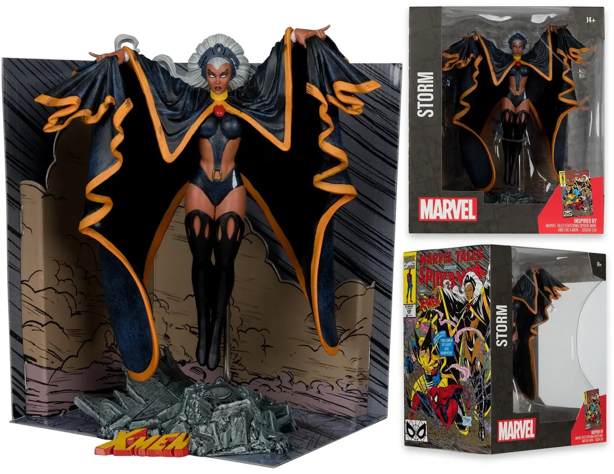 Mcfarlane Marvel Collection (Marvel Tales: Spider-Man & The X-Men 236) Storm 1:10Th Scale Figure 14804 1