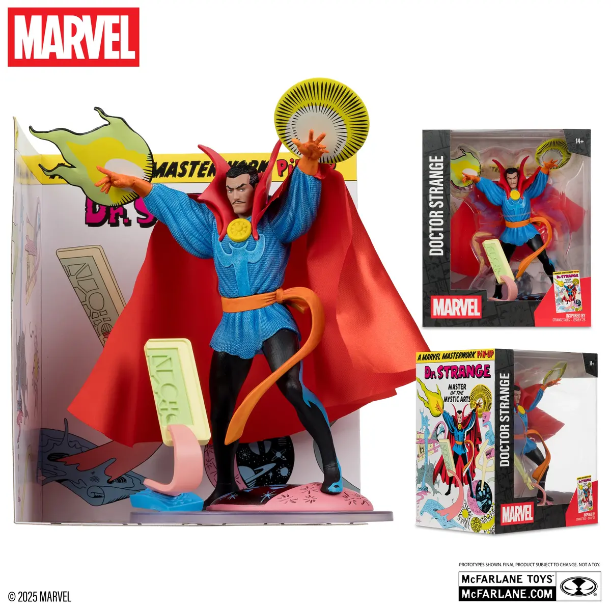 Mcfarlane Marvel Collection - Doctor Strange 1:10Th Scale Collectible (Strange Tales #128) 14836 Low Stock 1