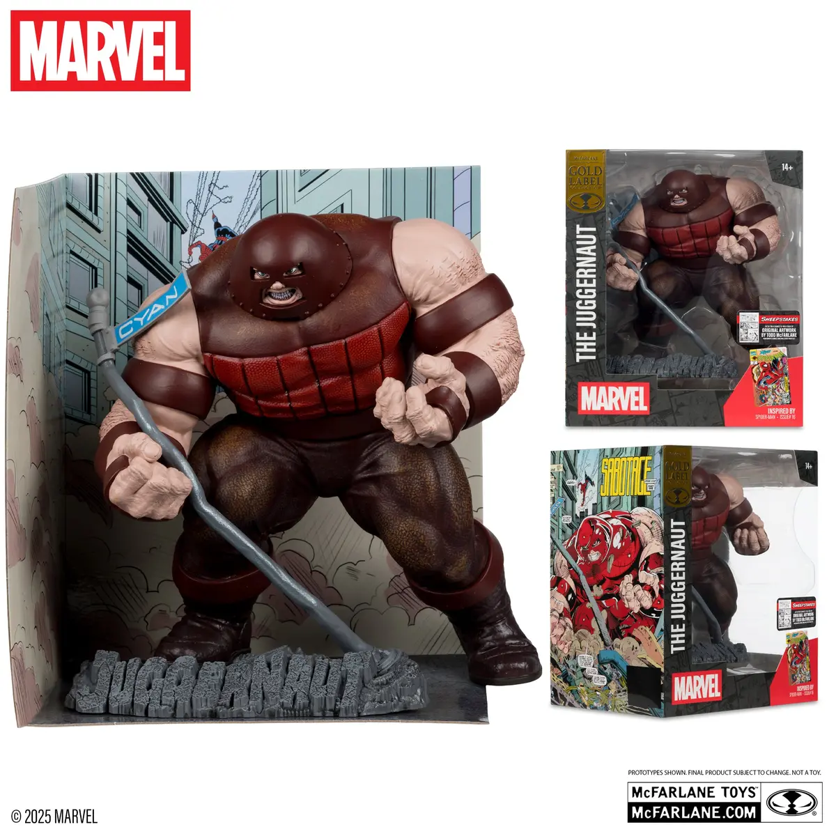 Mcfarlane Marvel Collection - The Juggernaut 1:10Th Scale Collectible W Scene (Spider-Man #16)14839 Low Stock 1