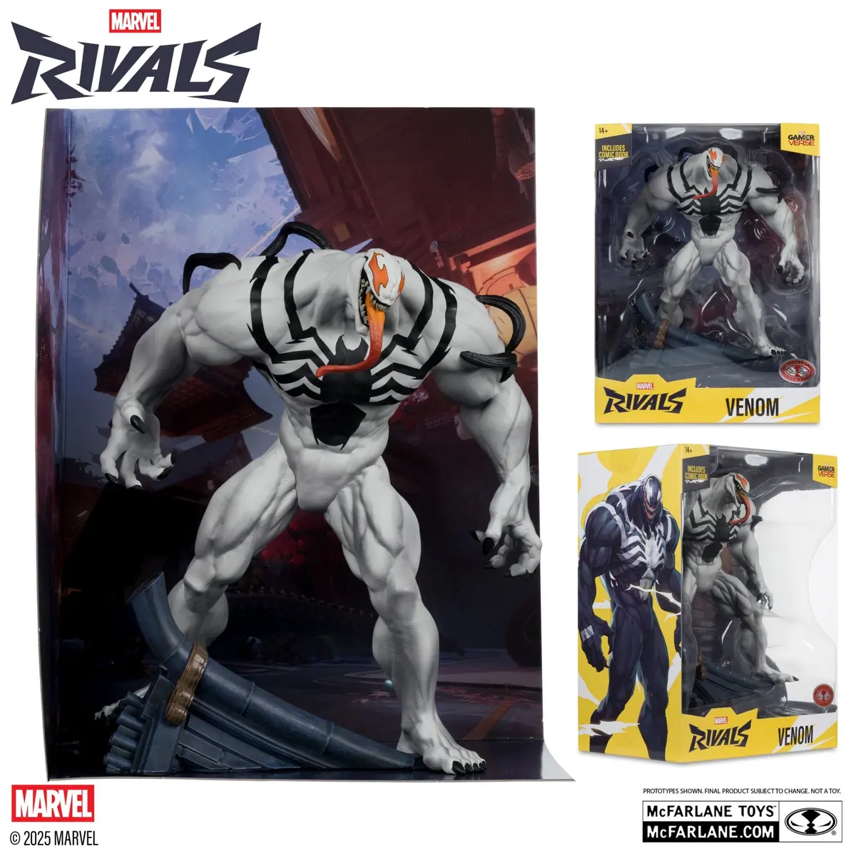 Mcfarlane Marvel Rivals - Venom (Marvel Rivals) 1:6Th Scale Collectible Red Platinum Edition 14849 Low Stock 1