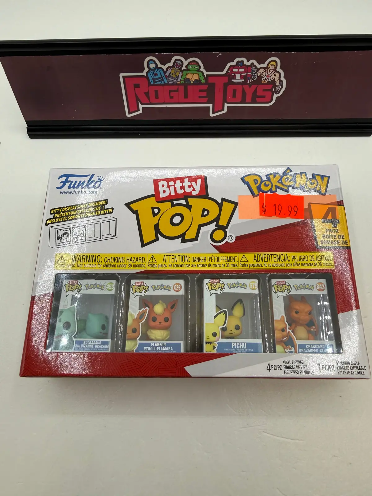 Funko Bitty Pop! Pokémon 4-Pack Bulbasaur / Flareon / Pichu / Charizard 1