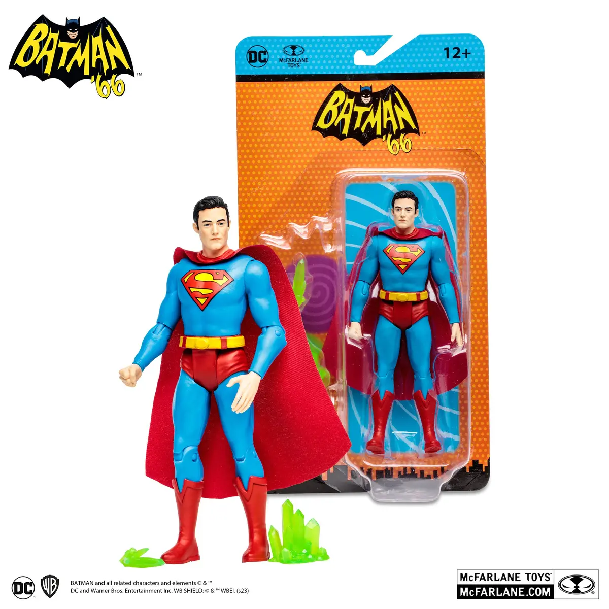 Batman 66 Classic Tv Series - Superman (Comic) Action Figure (15028) Low Stock 1