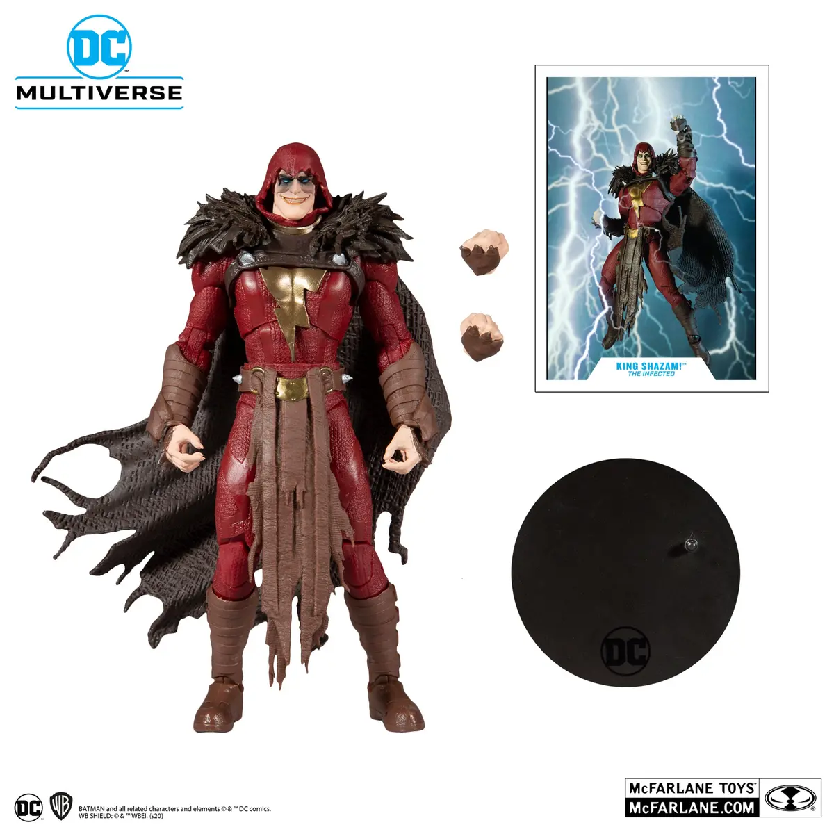 Mcfarlane Toys - Dc Multiverse - King Shazam! (The Infected) Action Figure Low Stock 2
