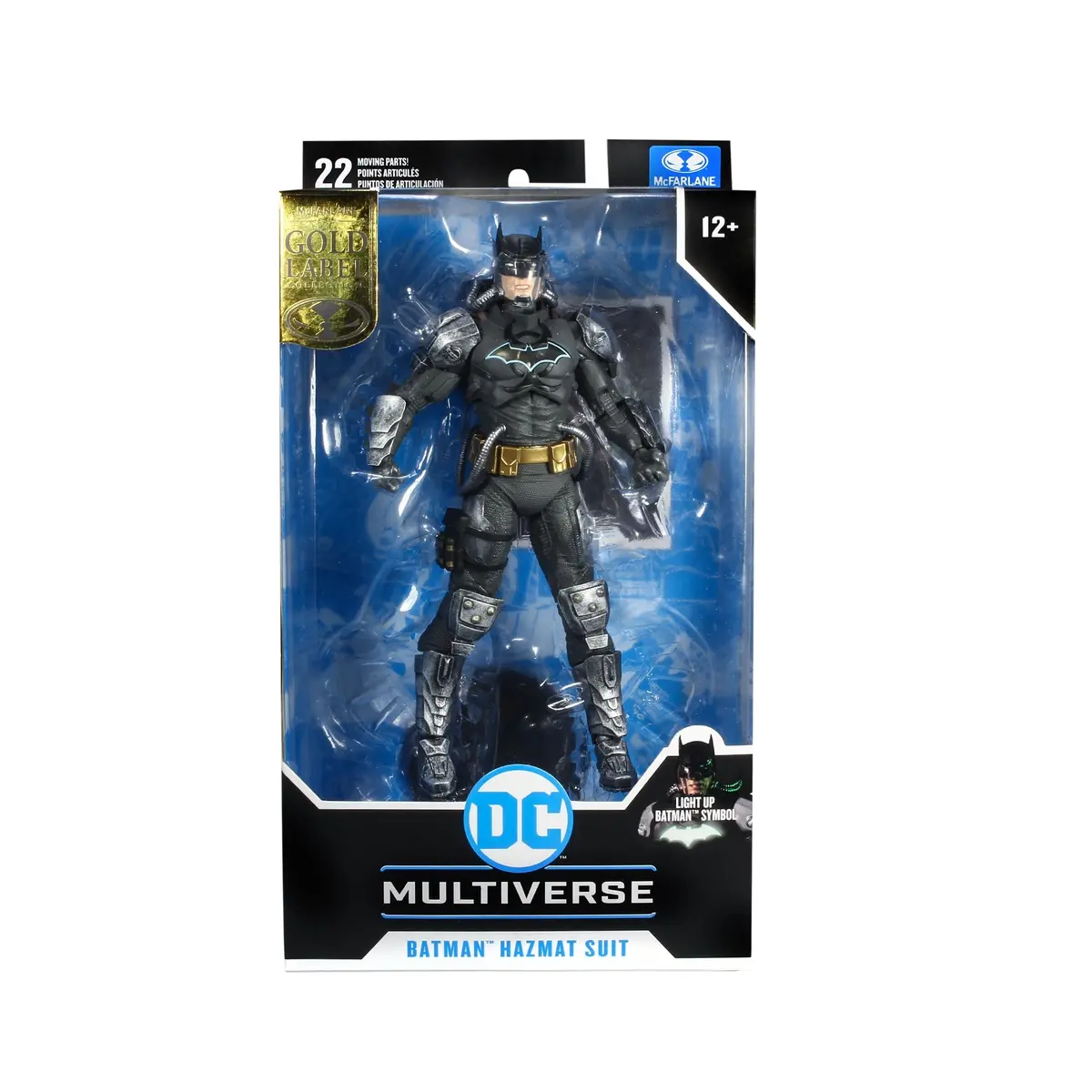 Mcfarlane - Dc Multiverse Justice League: The Amazo Virus - Batman Hazmat Suit Gold Label Action Figure (15169) Low Stock 1