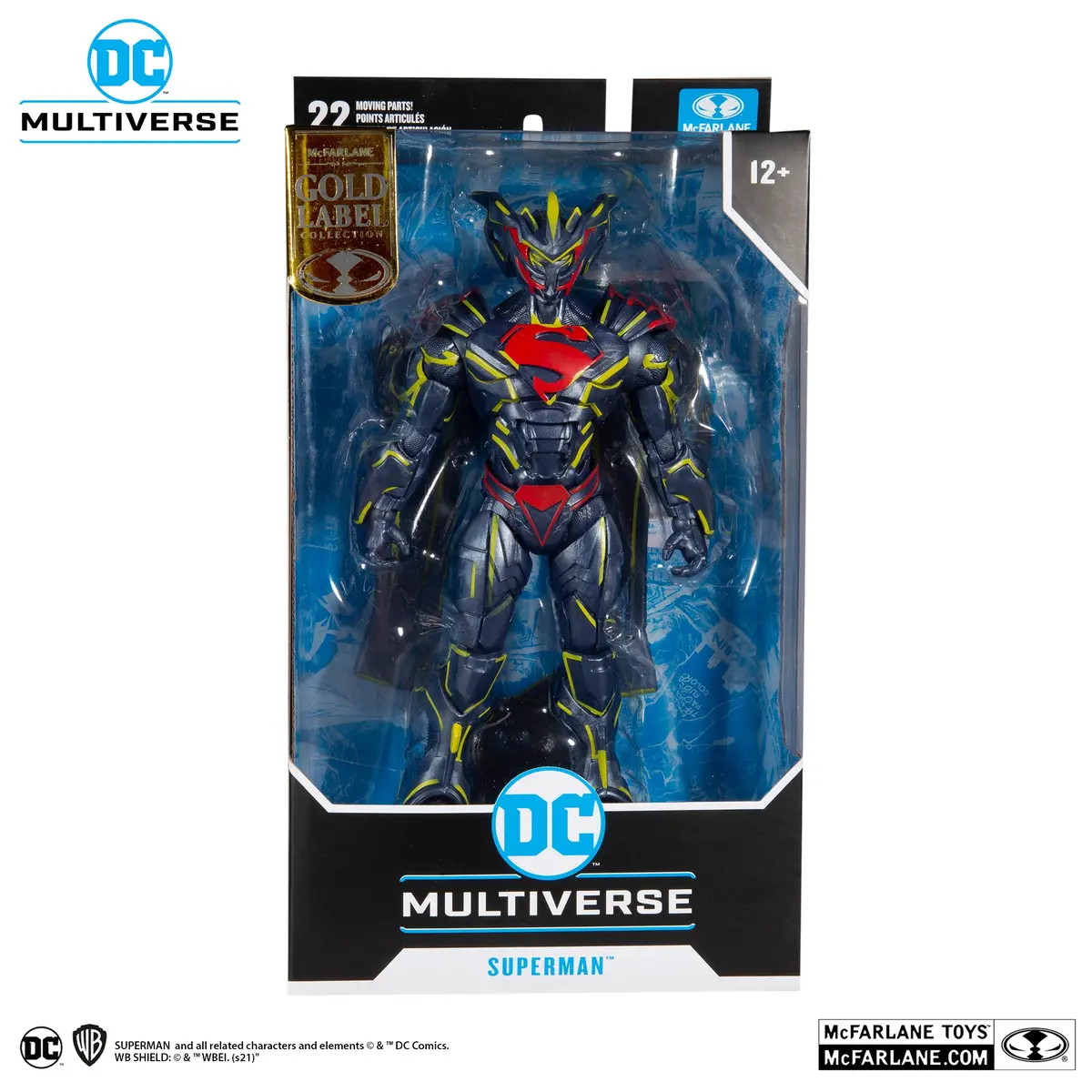 Mcfarlane Toys Dc Multiverse - Superman Energized Unchained Armor (Gold Label) Action Figure (15173) Low Stock 1