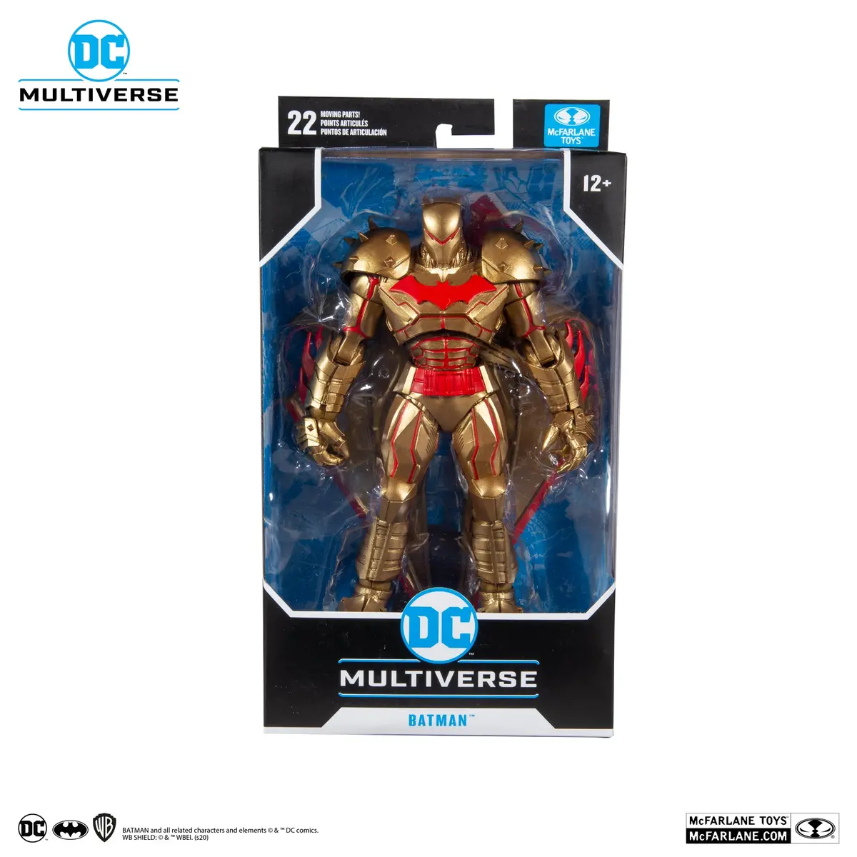 Mcfarlane Toys - Dc Multiverse - Batman (Hellbat Gold Lunar New Year Edition) Action Figure (15174) Low Stock 1